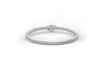 Tennisarmband 14k witgoud met 4,5 karaat diamant