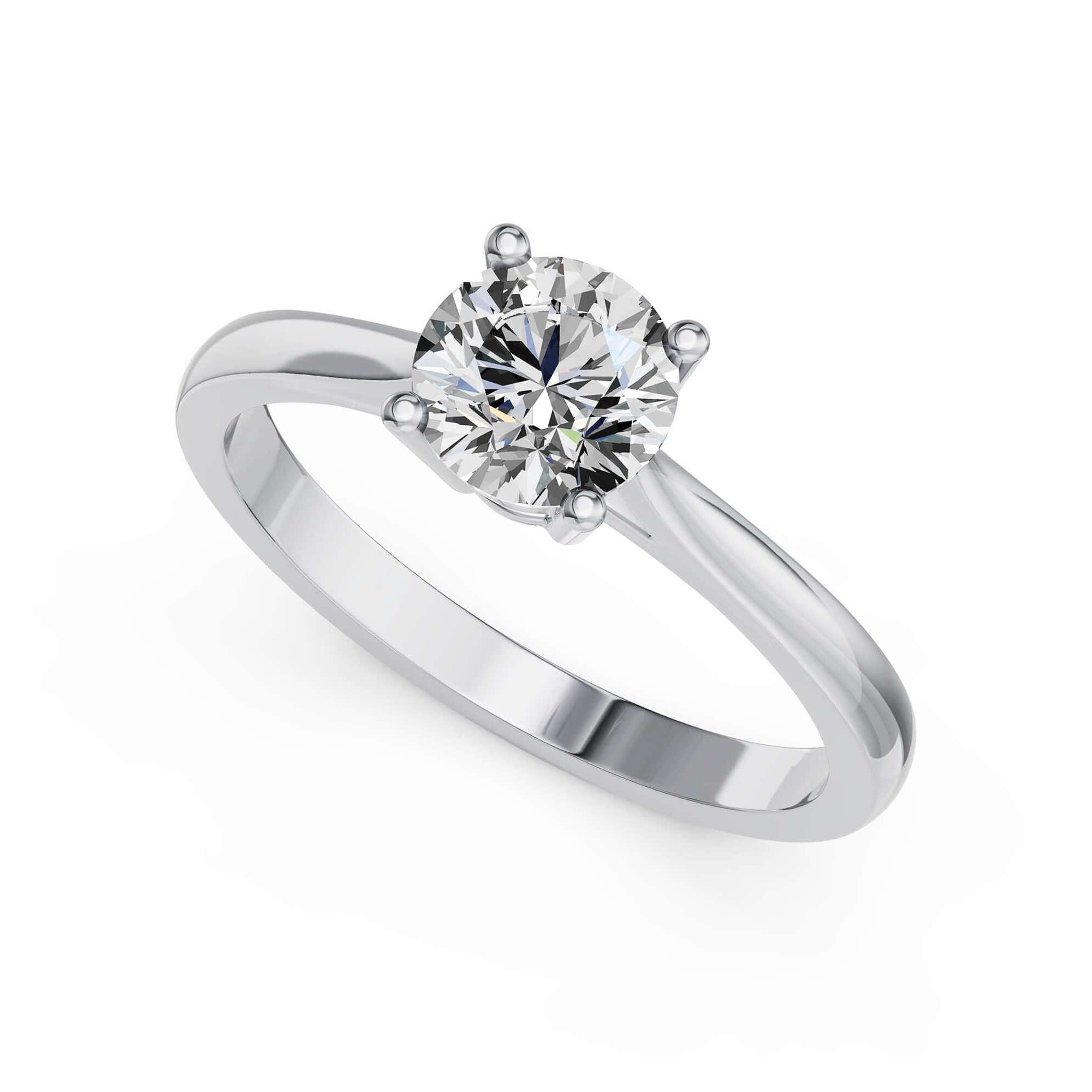Ronde solitaire verlovingsring Classic · 1.0 ct.