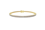 Tennisarmband 14k geelgoud met 3,2 karaat diamant
