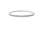 Tennisarmband 14k witgoud met 3,3 karaat diamant