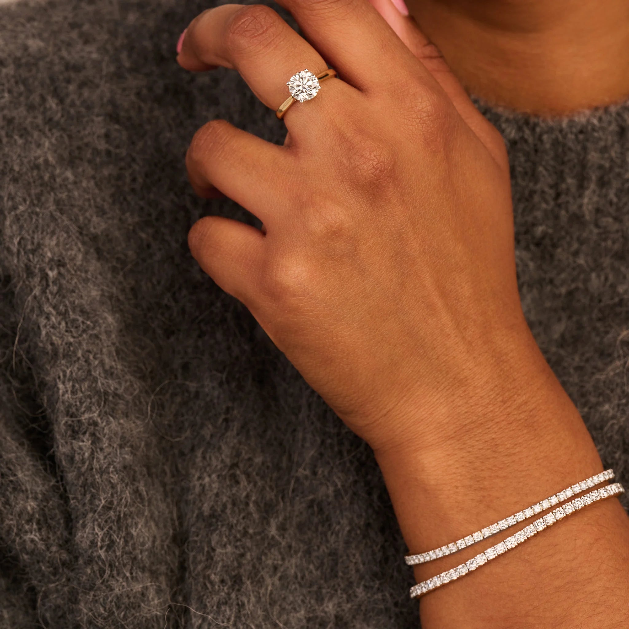 Tennisarmband · 3.2 ct.