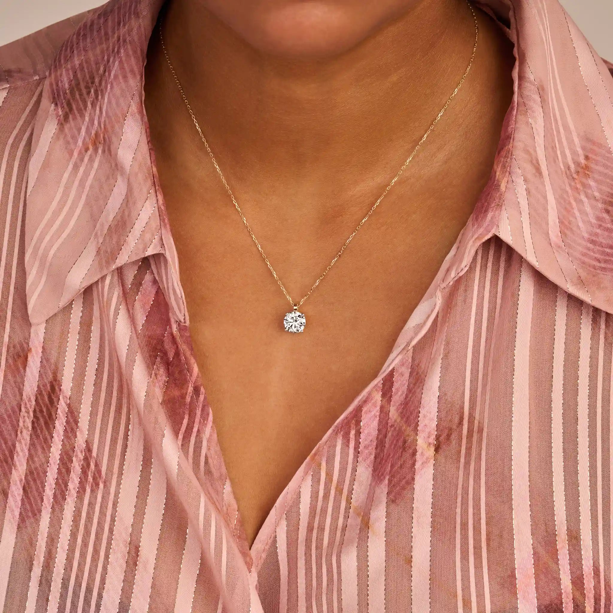 Solitaire collier · 2.0 ct.
