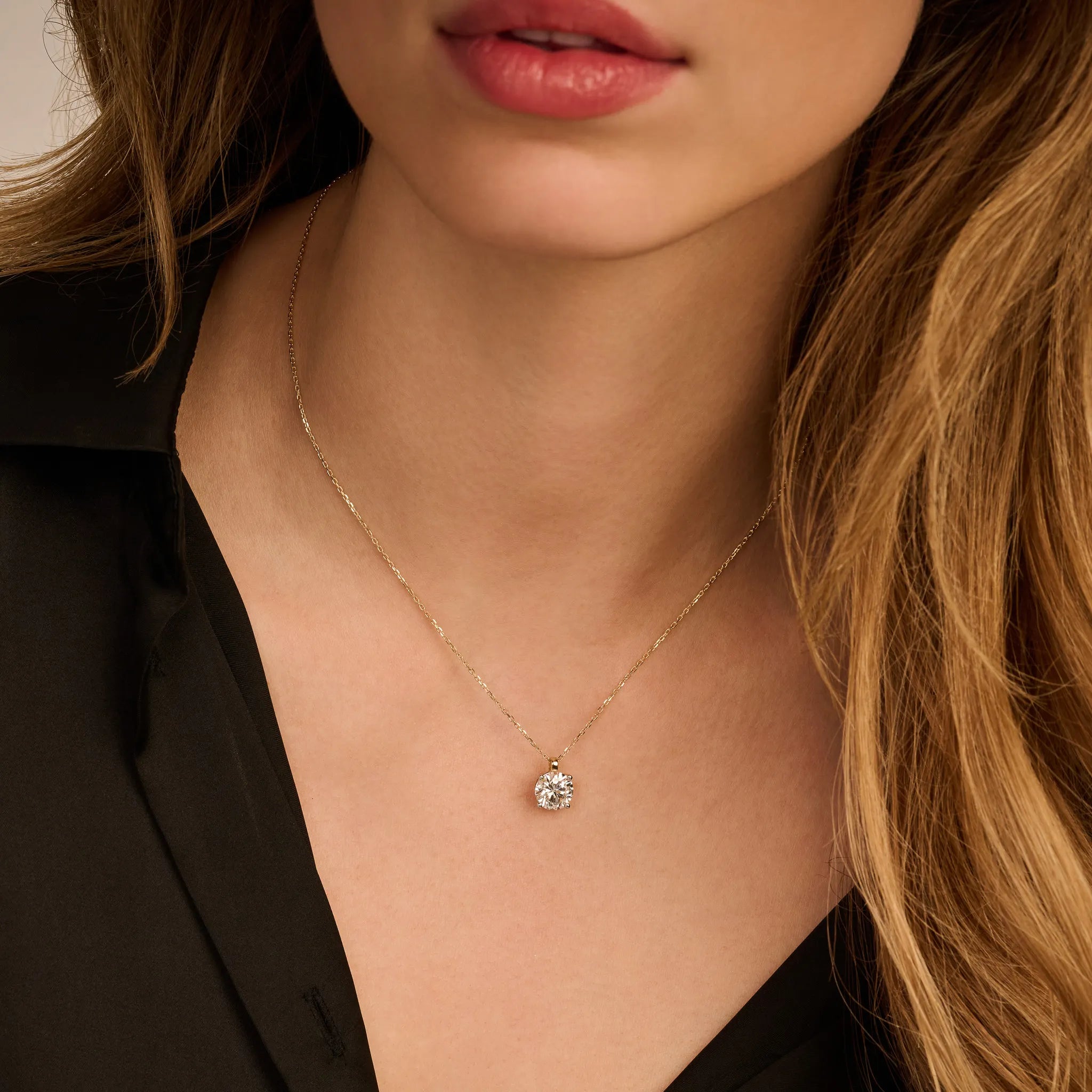 Solitaire collier · 2.0 ct.