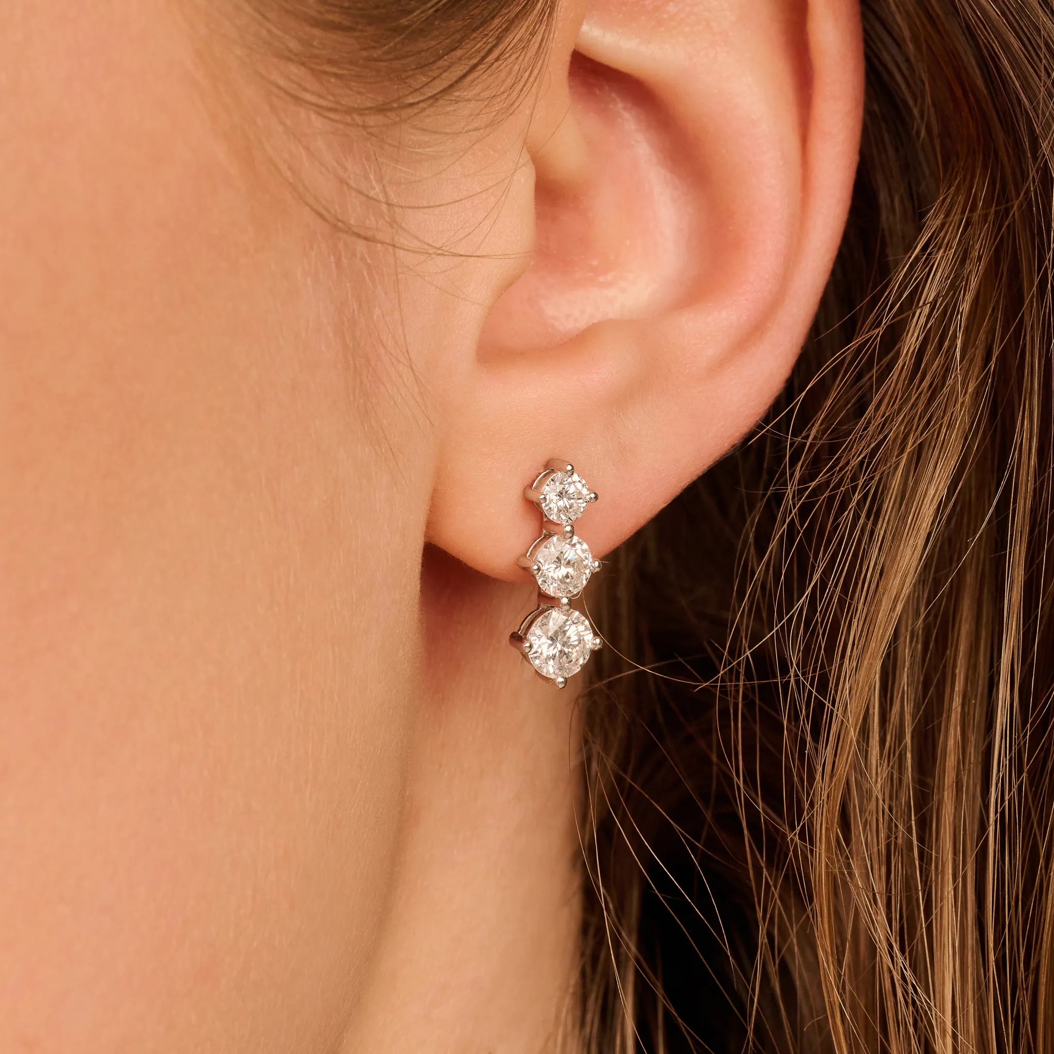 Journey oorbellen · 2.0 ct.