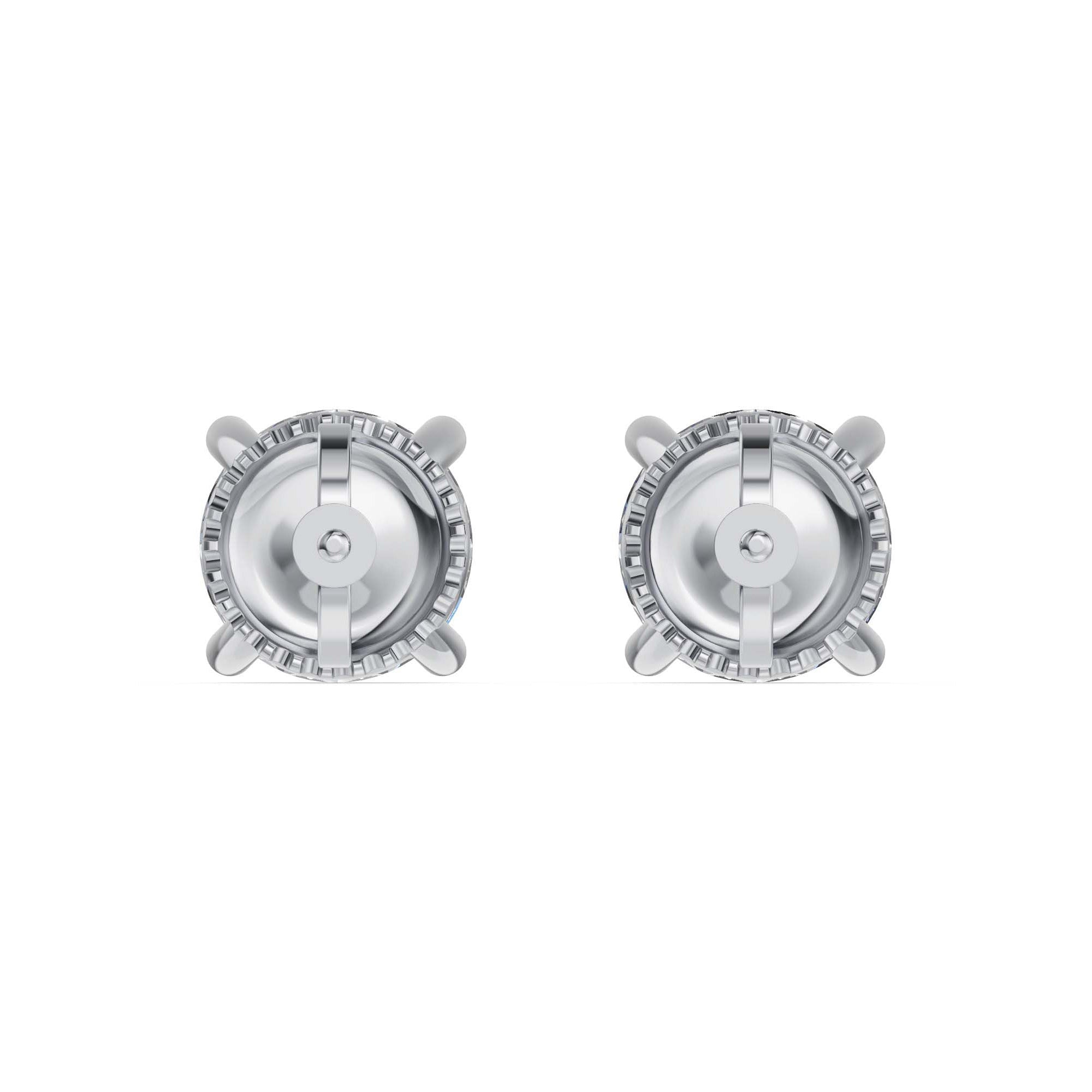 Solitaire Oorbellen 4-Poots · 2.0 ct.