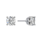 Solitaire Oorbellen 4-Poots · 2.0 ct.
