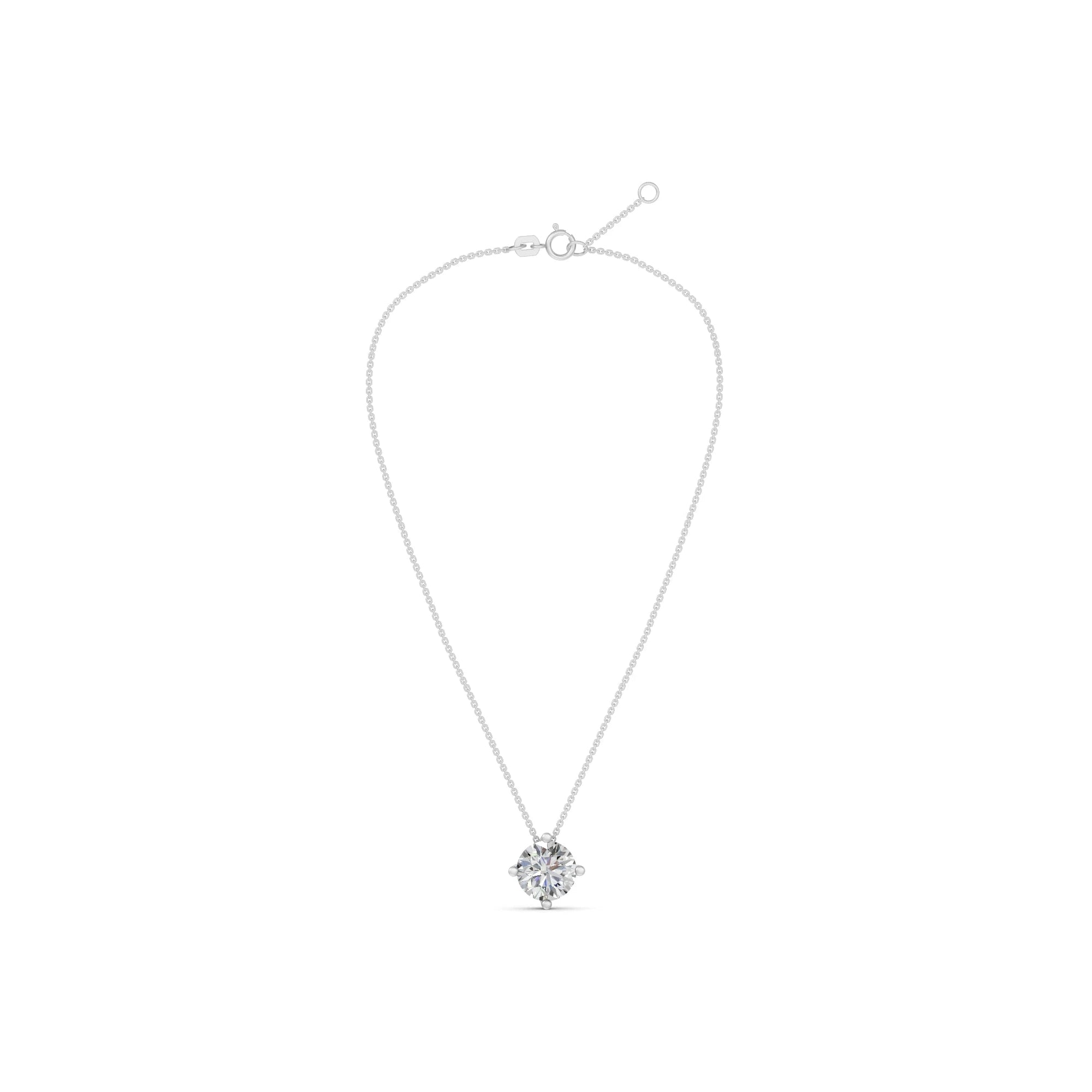 Solitaire collier · 3.0 ct.