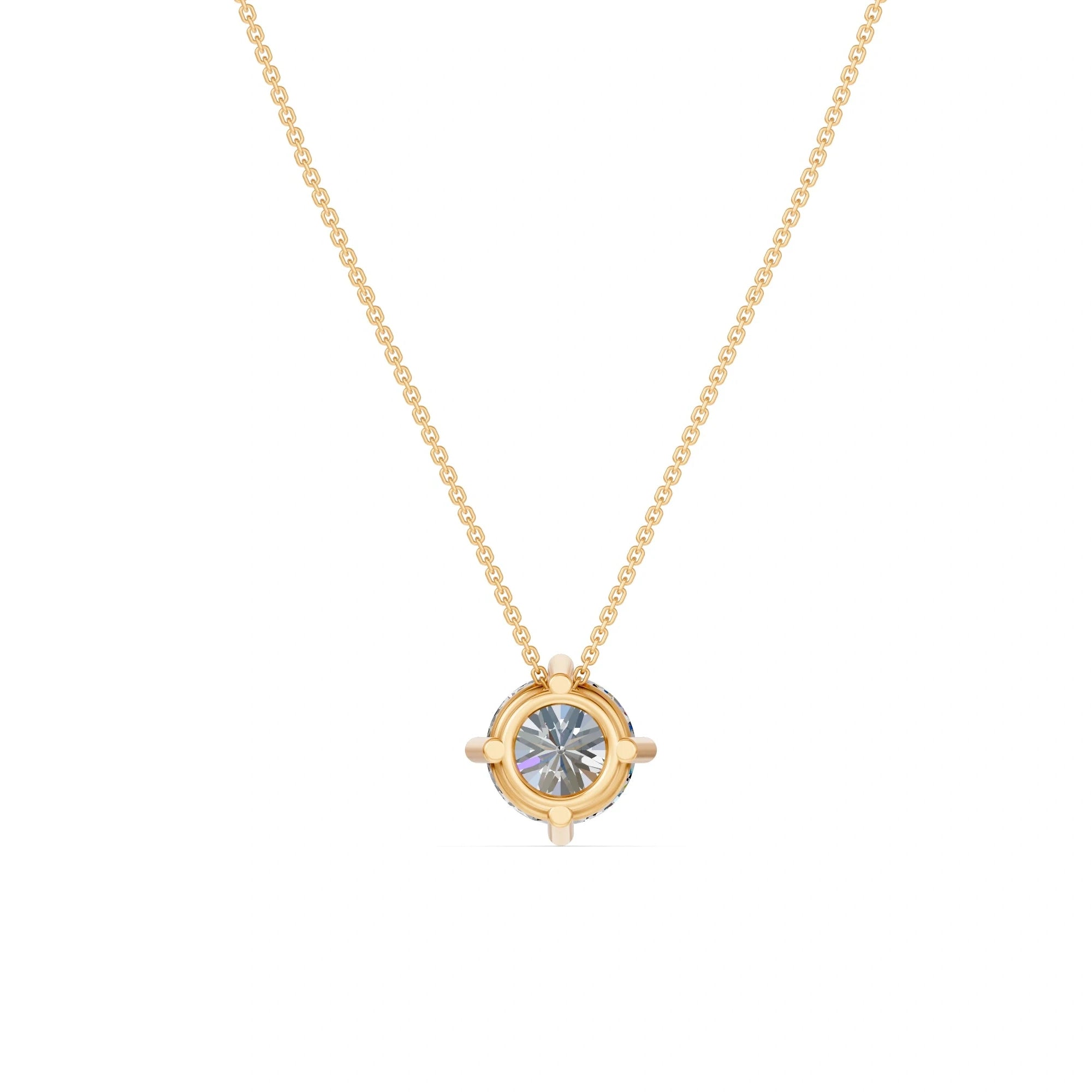 Solitaire collier · 3.0 ct.