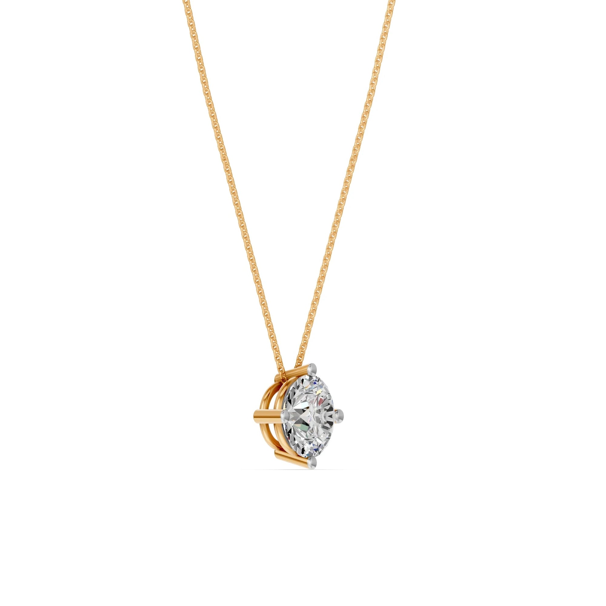 Solitaire collier · 3.0 ct.