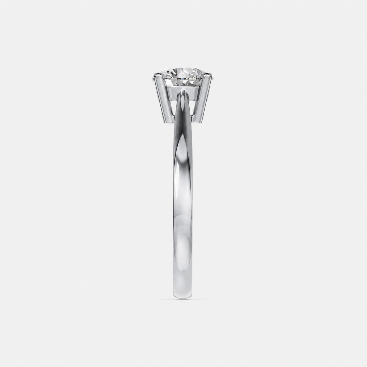 Ronde solitaire verlovingsring Classic · 0.5 ct.