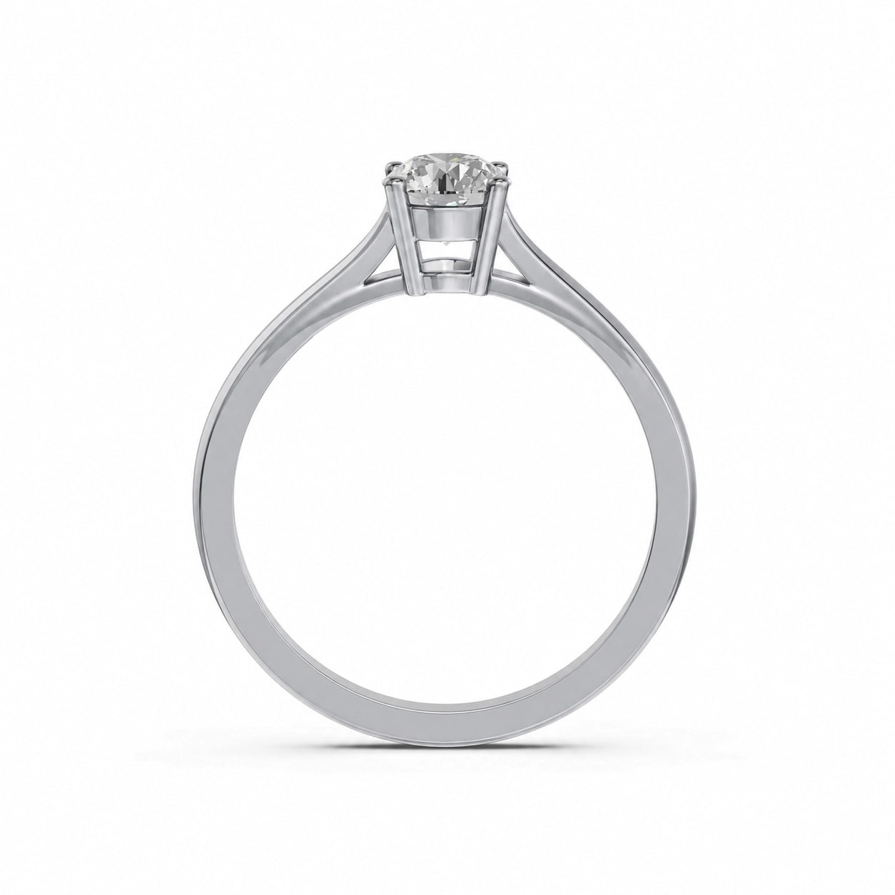 Ronde solitaire verlovingsring Classic · 0.5 ct.