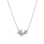 Toi et Moi collier · 1.1 ct.