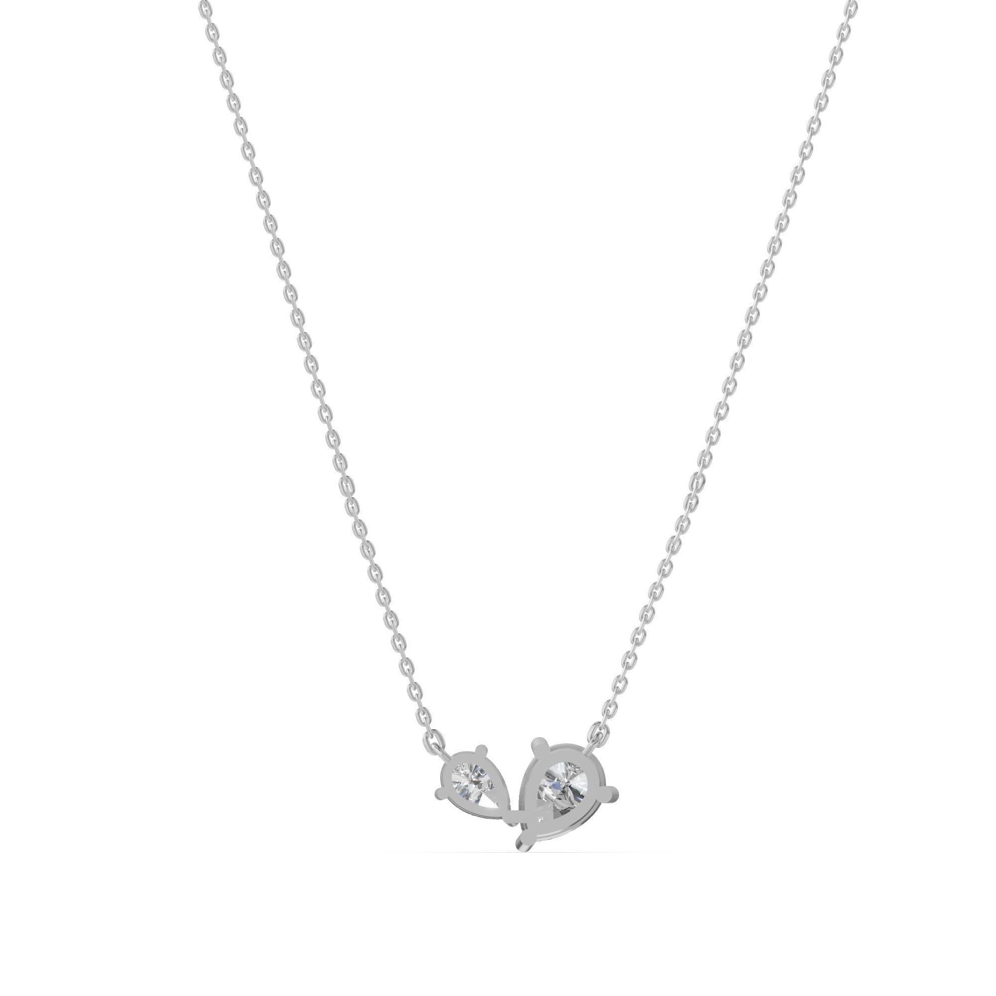 Toi et Moi collier · 2.0 ct.