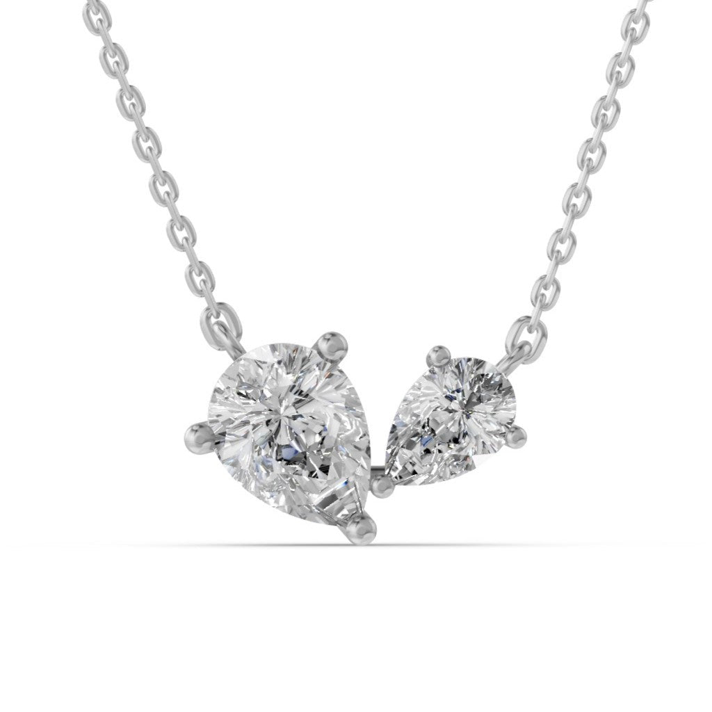 Toi et Moi collier · 2.0 ct.