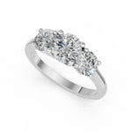 Ronde trilogie verlovingsring · 2.0 ct.