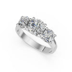 Ronde trilogie verlovingsring · 3.0 ct.