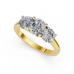 Ronde trilogie verlovingsring · 2.0 ct.