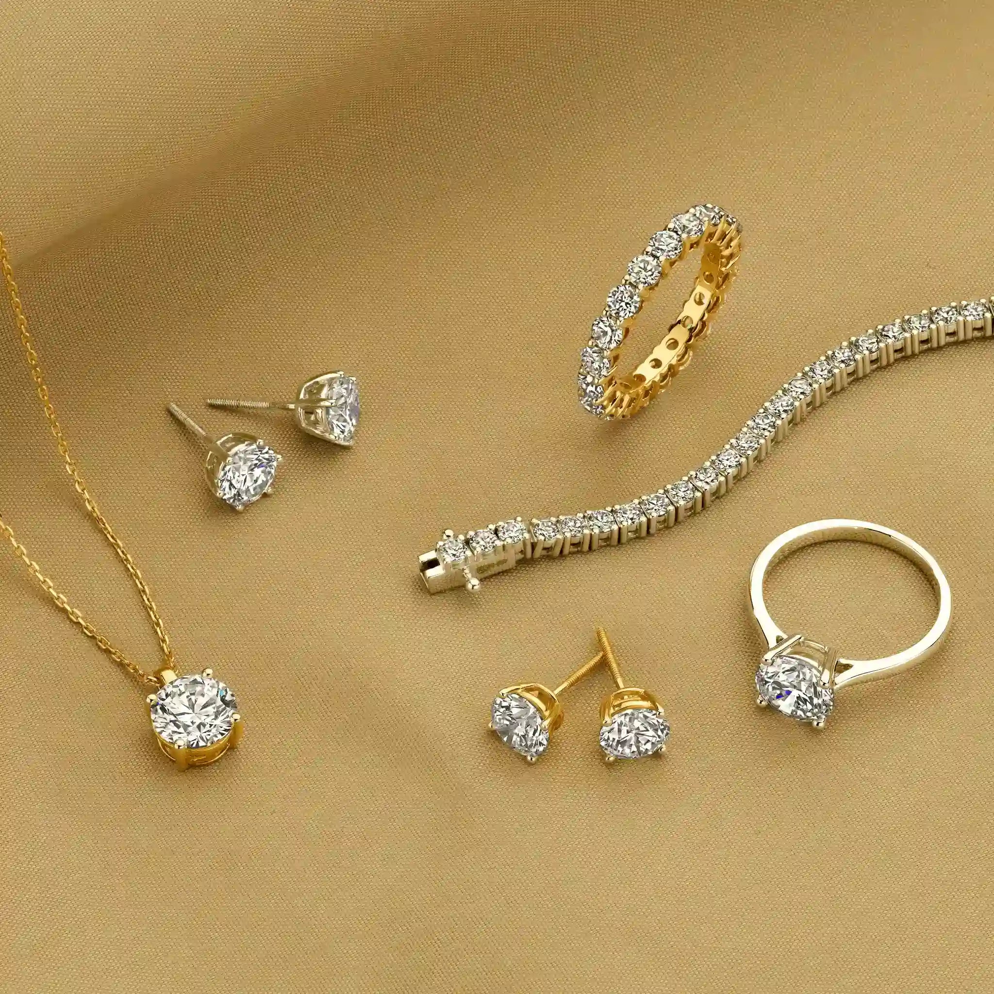 Louèn Diamonds tijdloze collectie met 14k gouden sieraden en lab grown diamanten