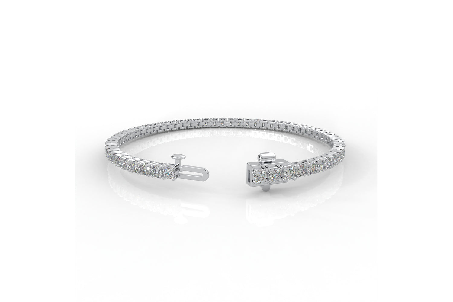 Tennisarmband · 4.6 ct · 14k geelgoud