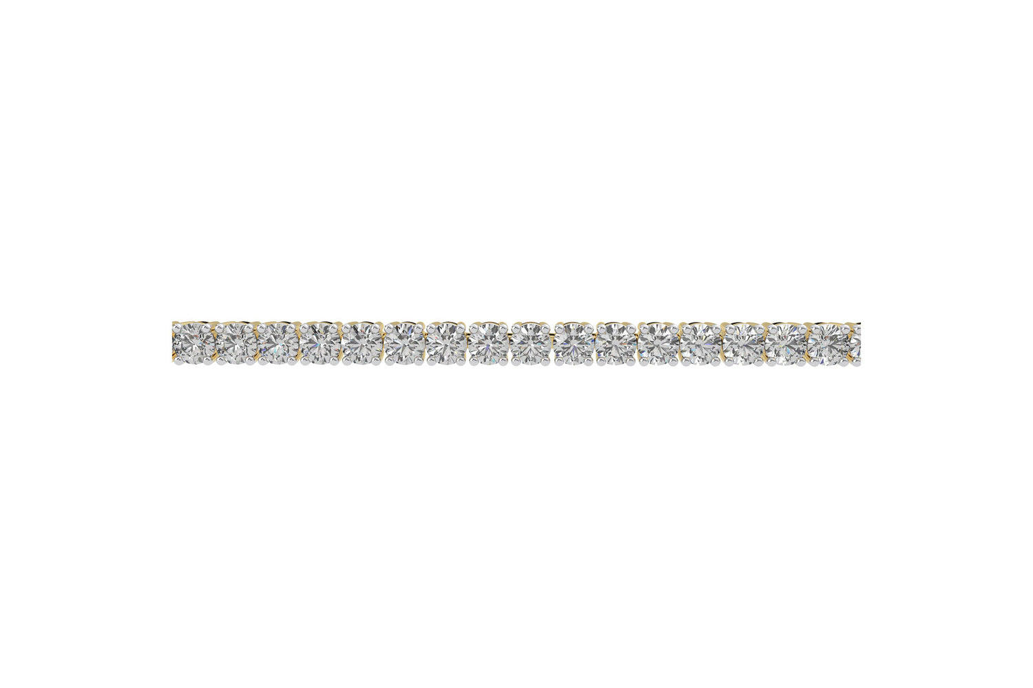 Tennisarmband · 4.6 ct · 14k geelgoud