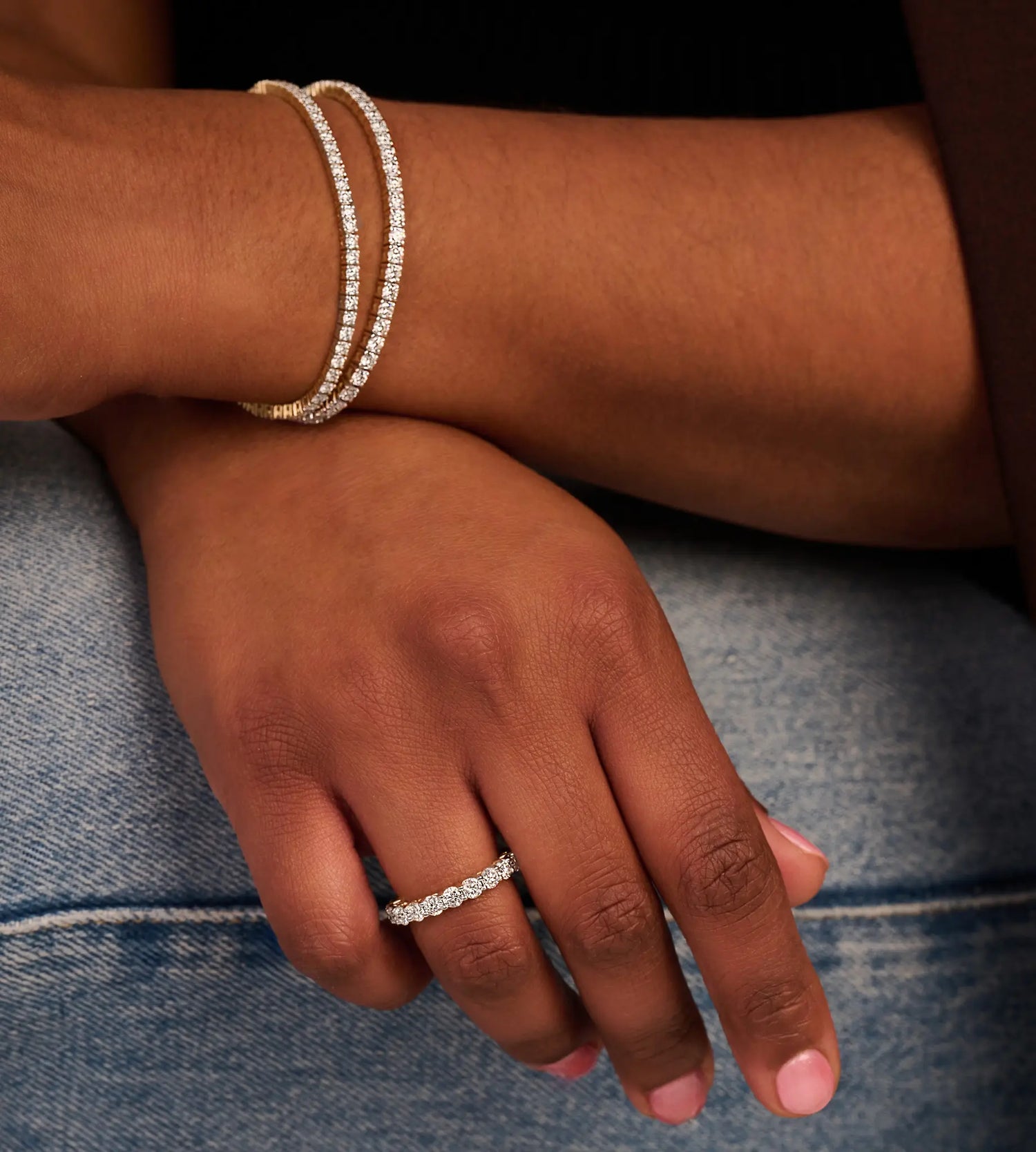 Tennis Bracelet · 3.2 ct · 14k Yellow Gold