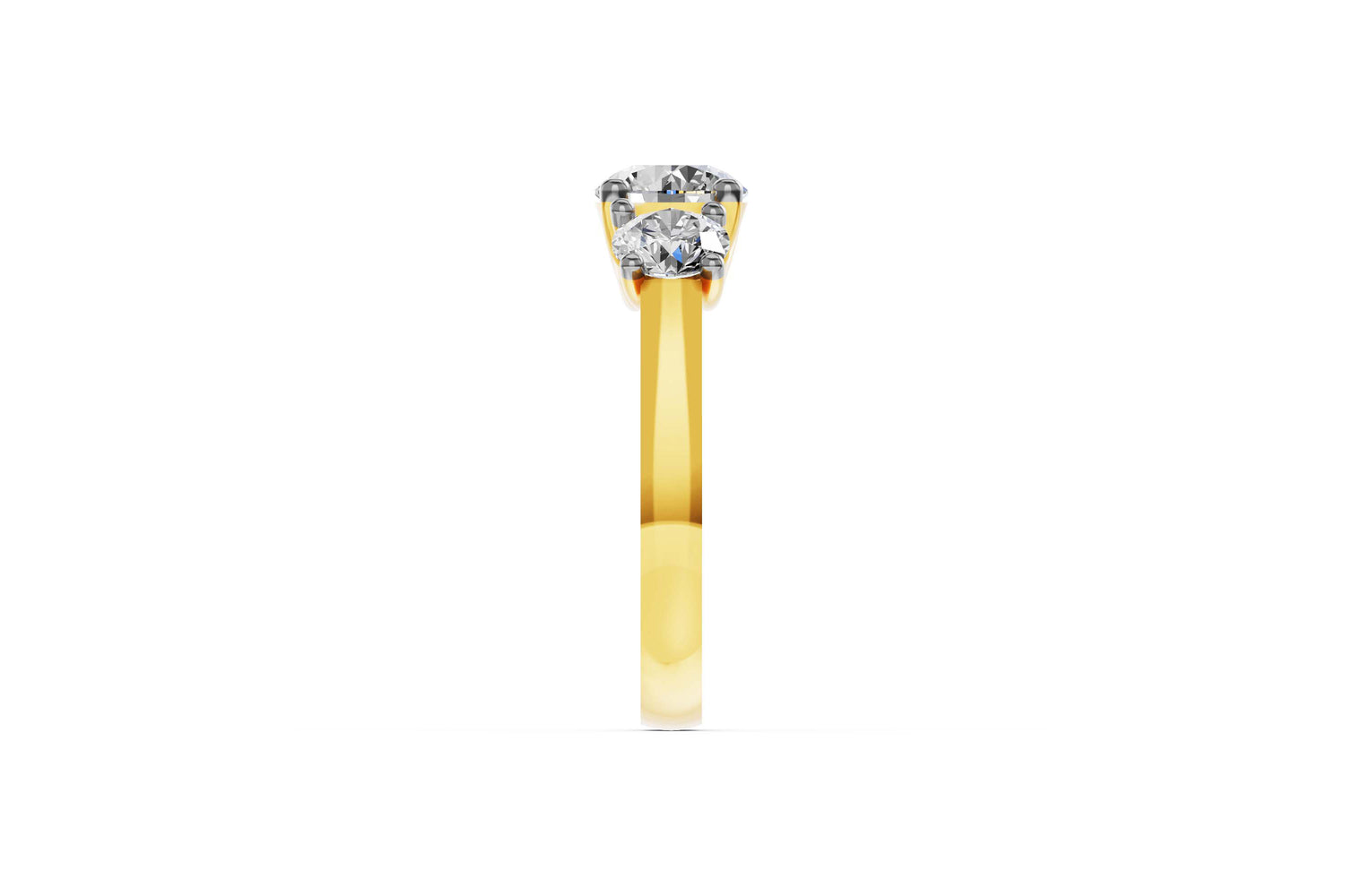 Trilogie Ring · 2.0 ct · 14k Geelgoud