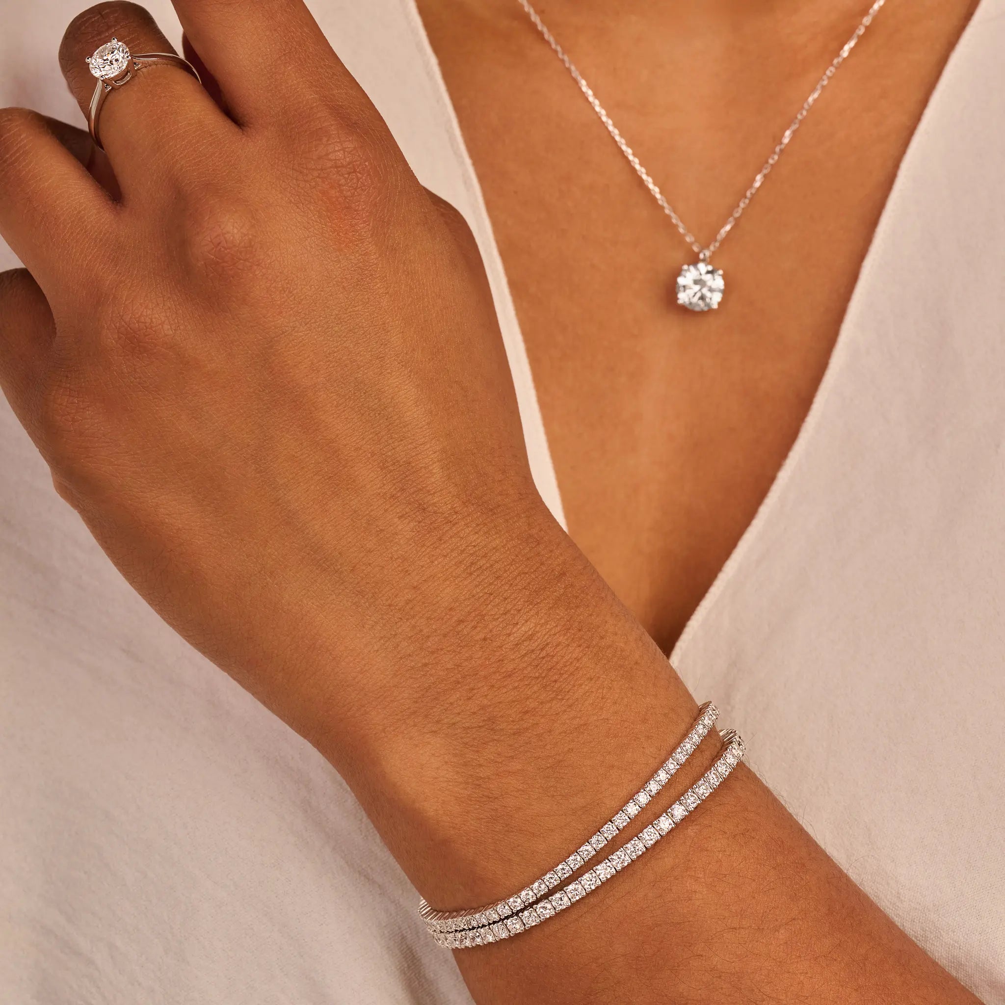 Tennisarmband · 4.5 ct.