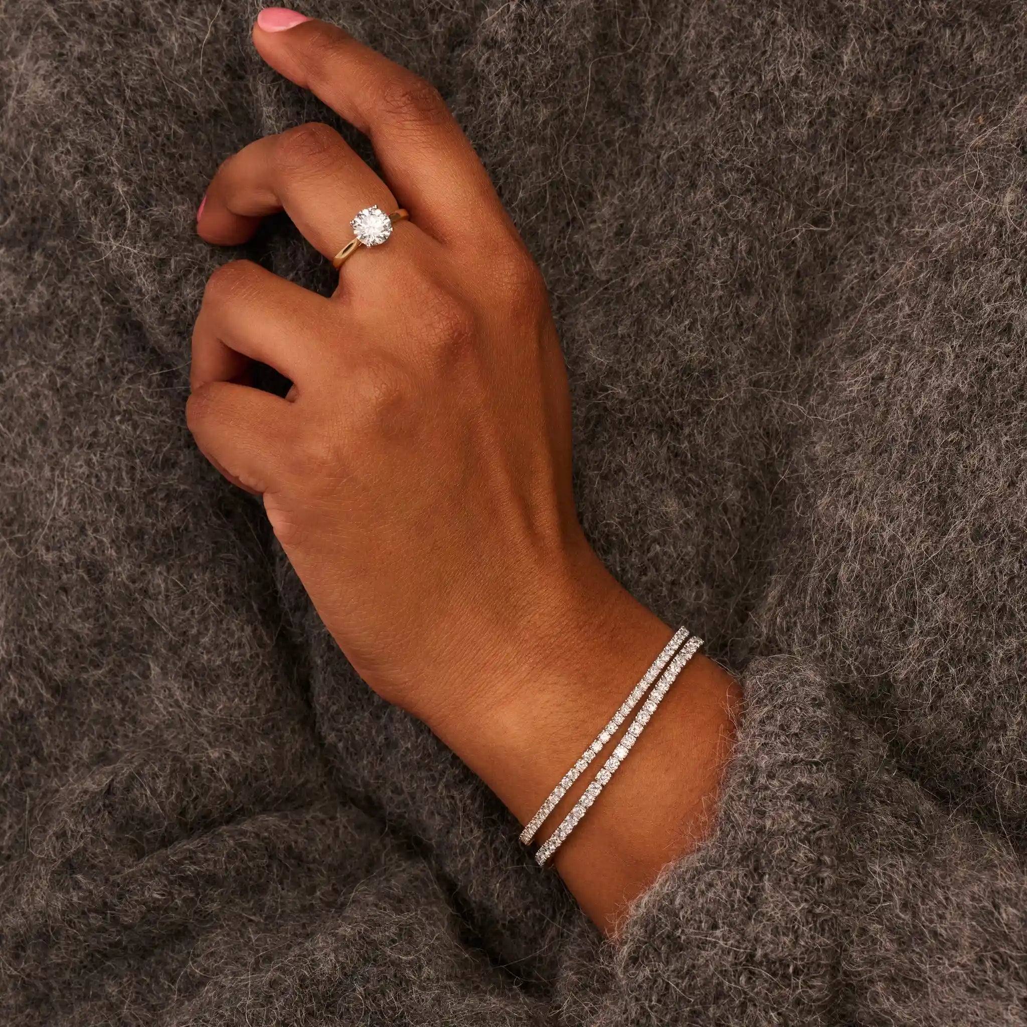Tennisarmband · 4.6 ct.