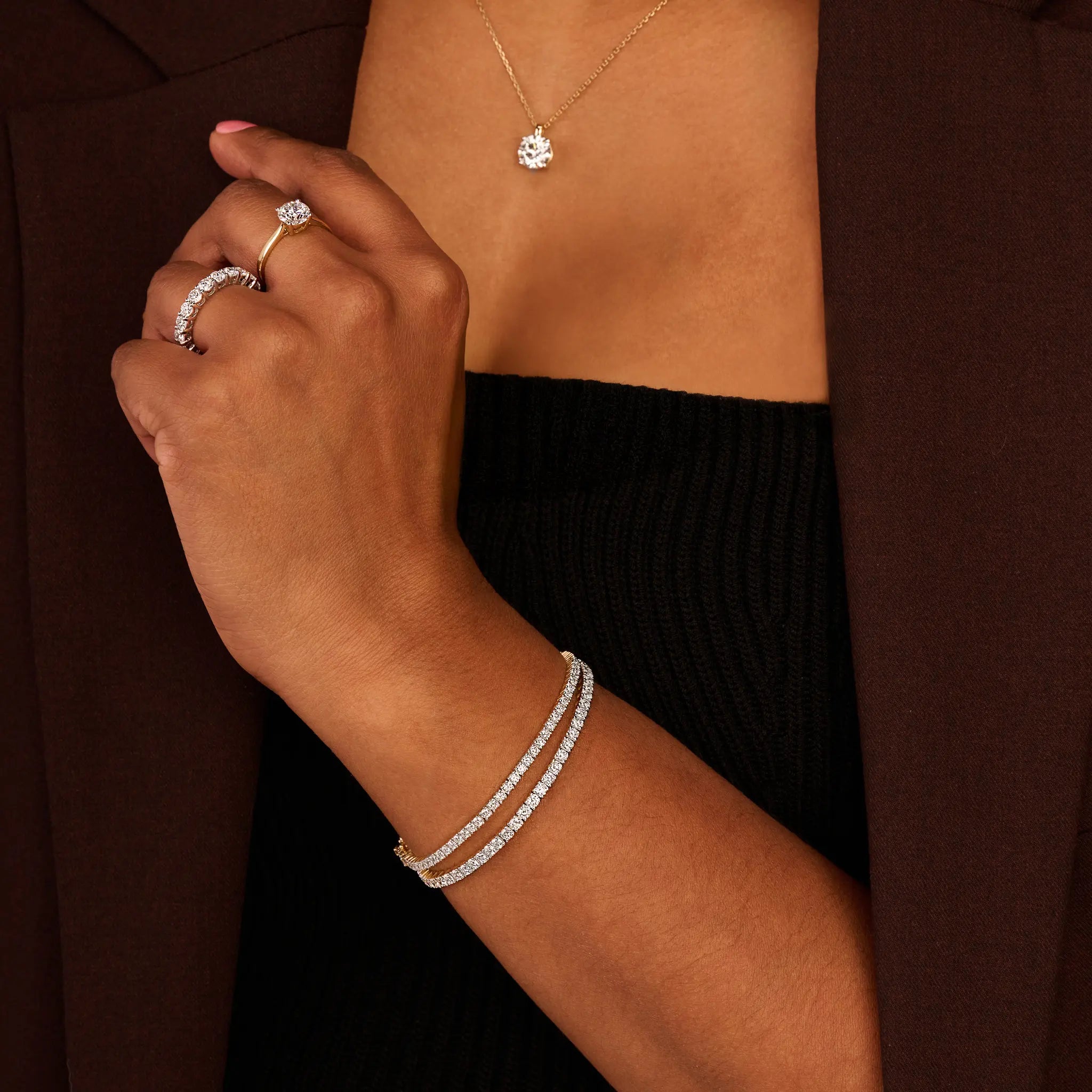 Tennisarmband · 4.6 ct.