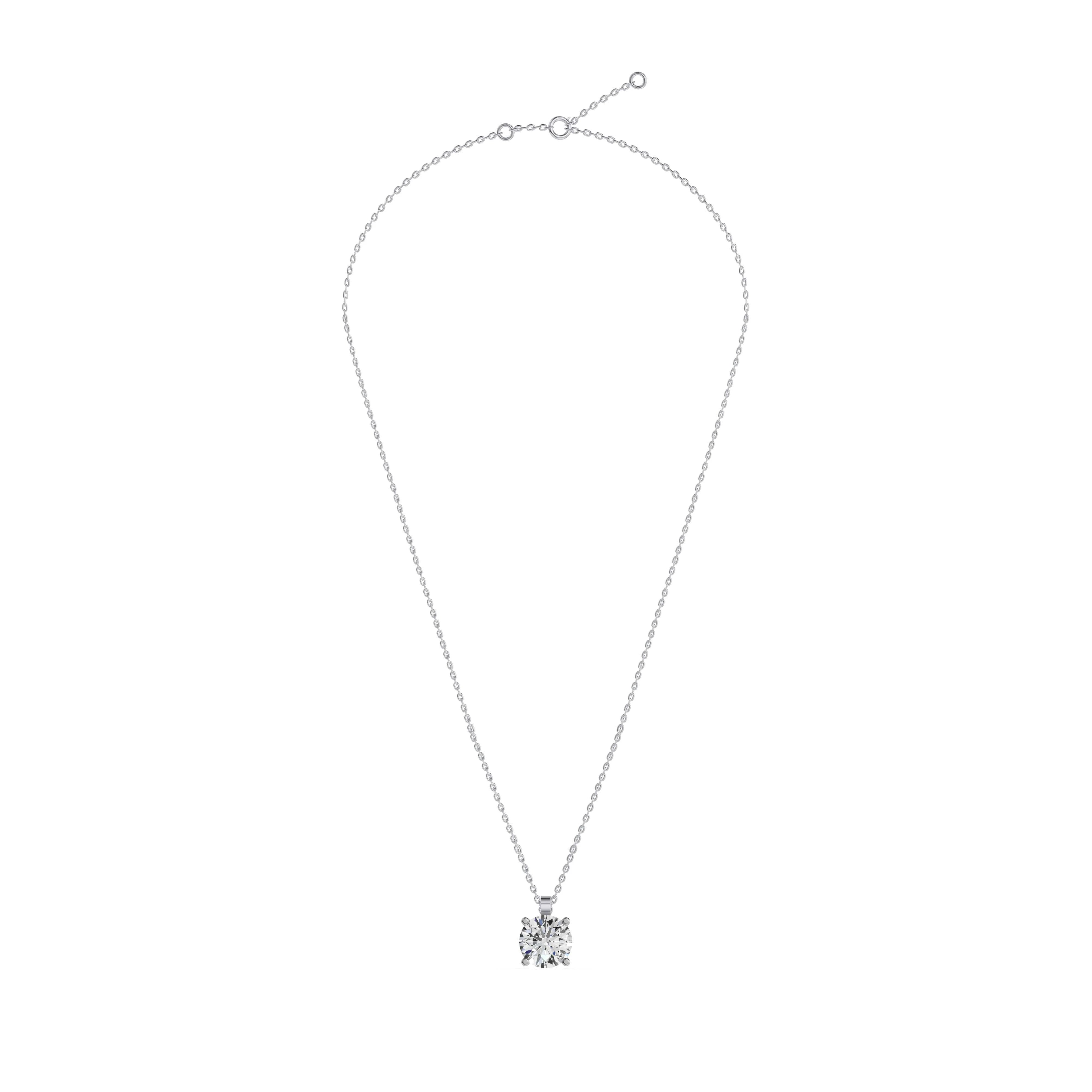 Solitaire collier · 2.0 ct.