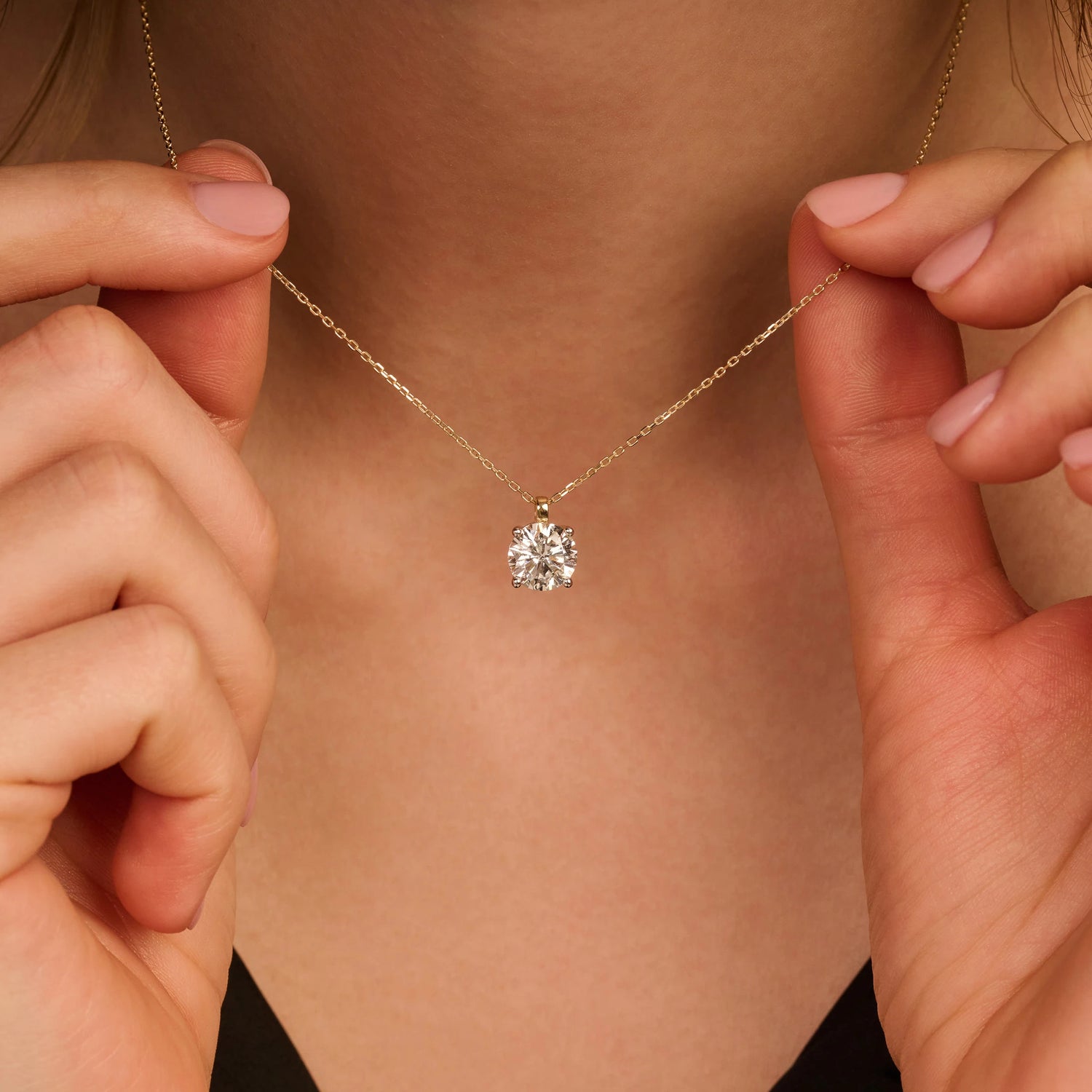 Solitaire collier · 2.0 ct.