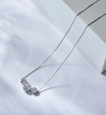 Louèn Diamonds 14k witgouden collier met 3 lab grown diamanten 2.5ct totaal sfeerbeeld