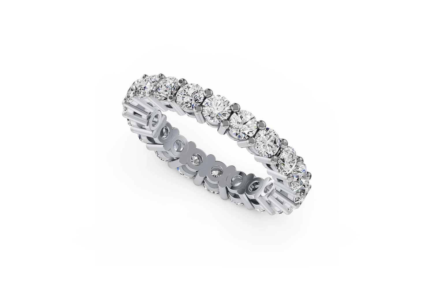 Eternity Ring · 2.8 ct · 14k Witgoud
