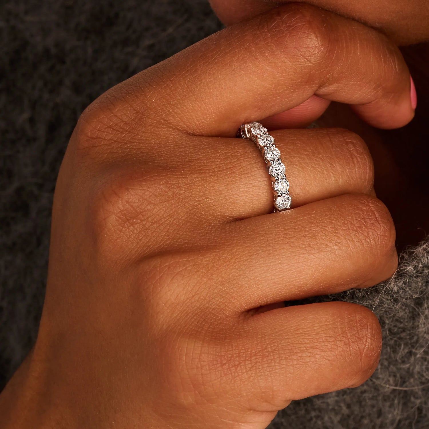Eternity Ring · 2.8 ct · 14k Witgoud