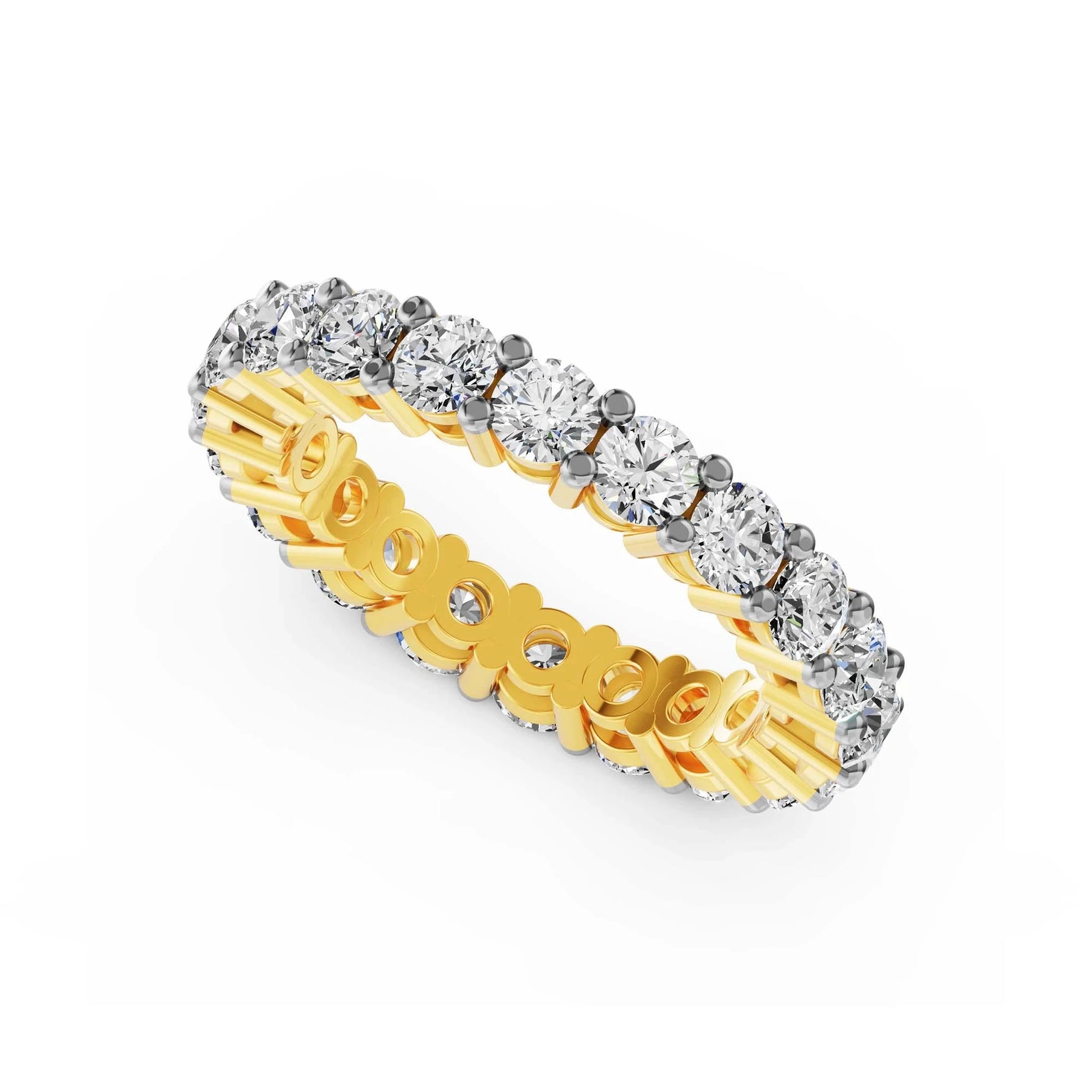 Eternity Ring · 2.8 ct · 14k Geelgoud