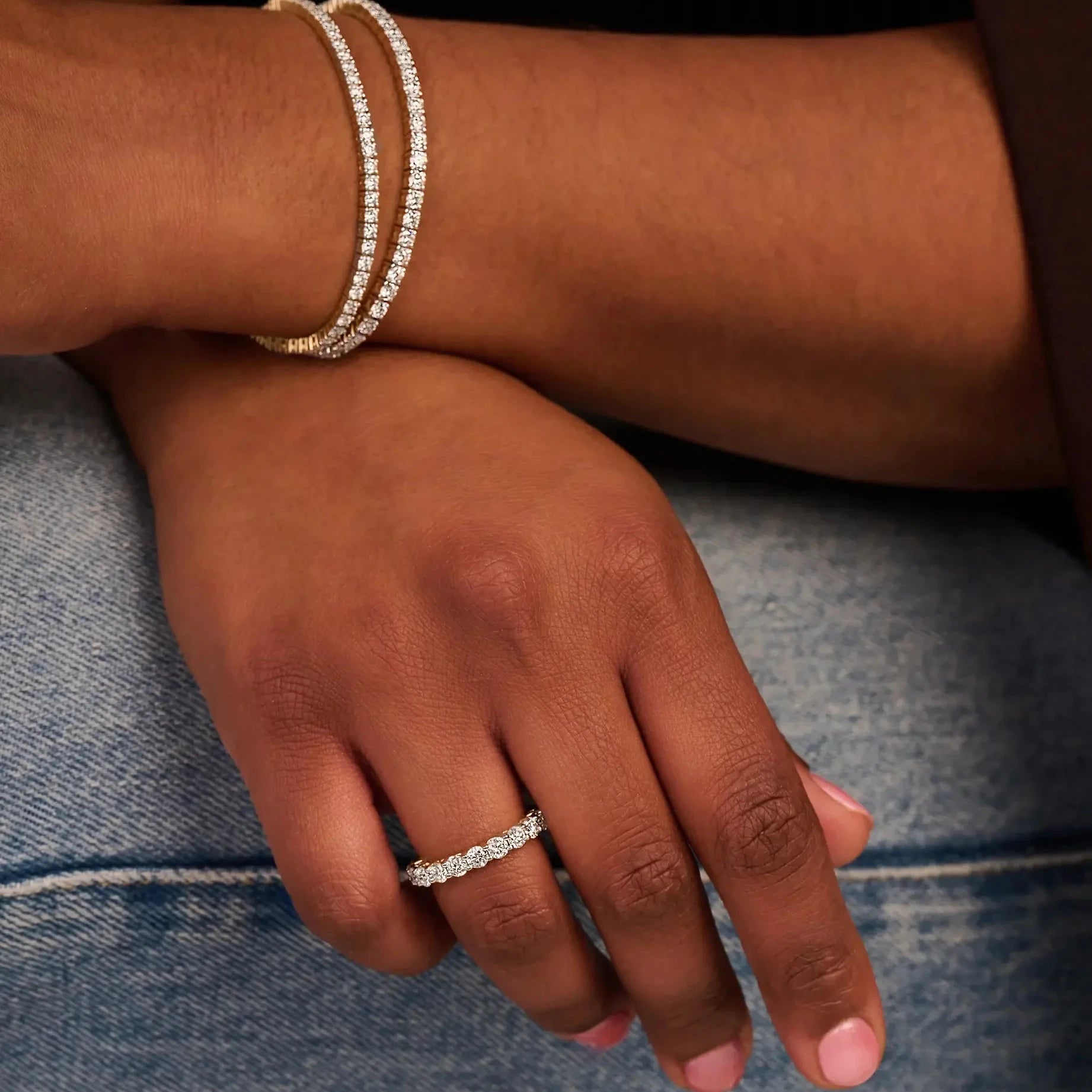 Diamanten eternity ring · 2.8 ct.