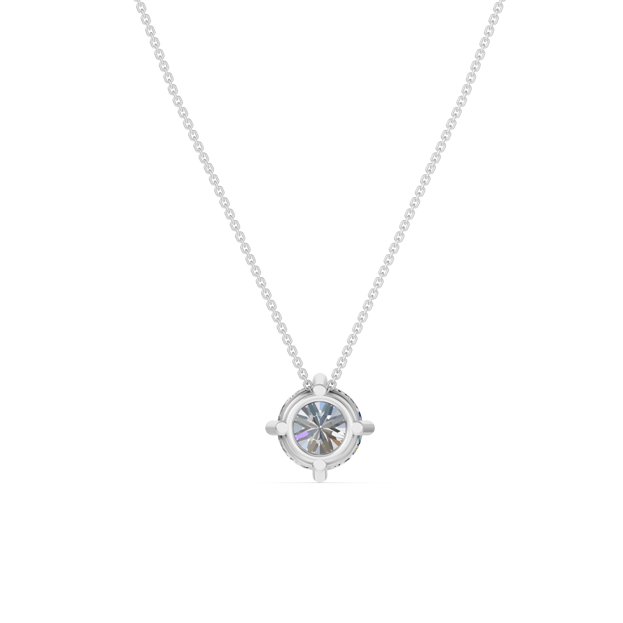Solitaire collier · 3.0 ct.