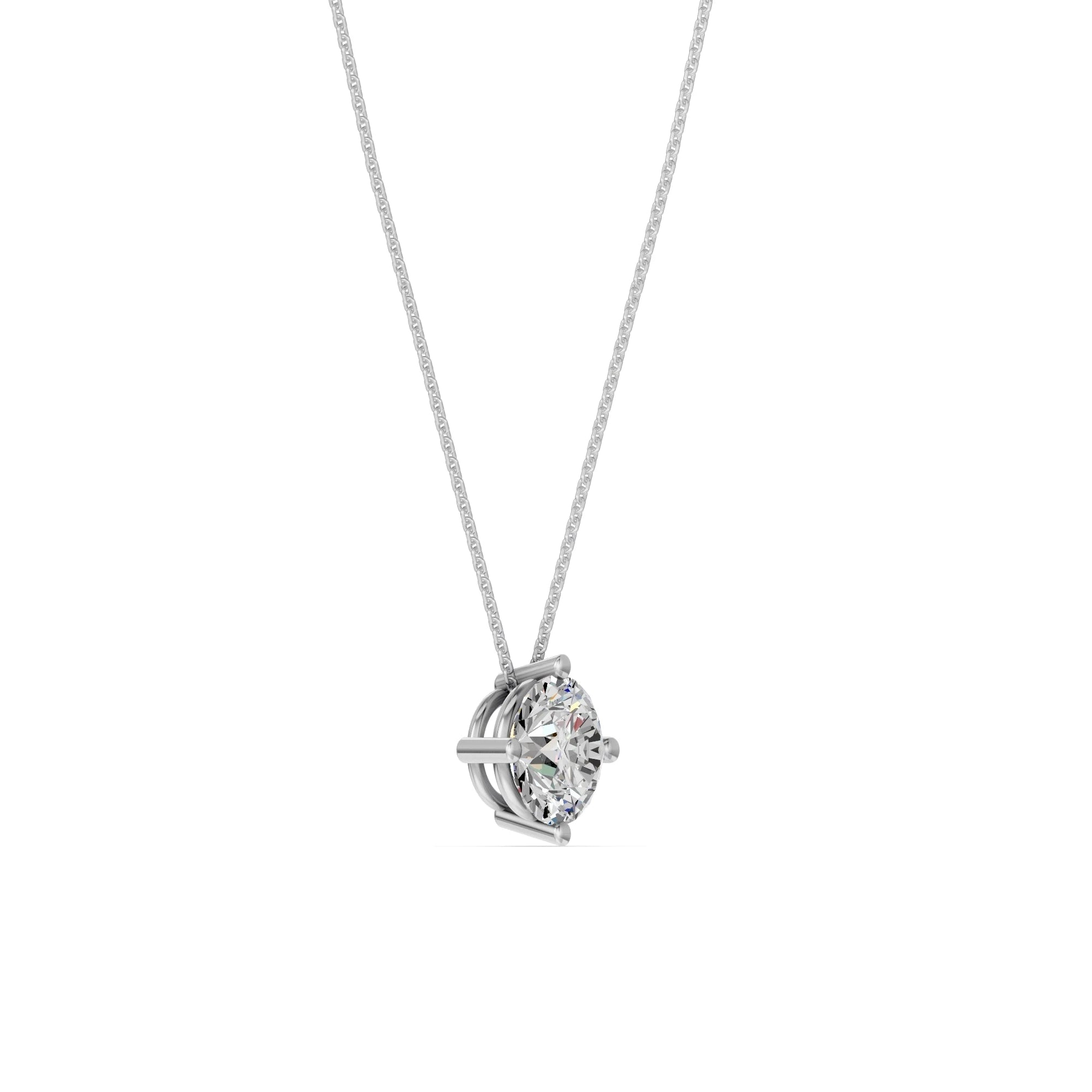Solitaire collier · 3.0 ct.