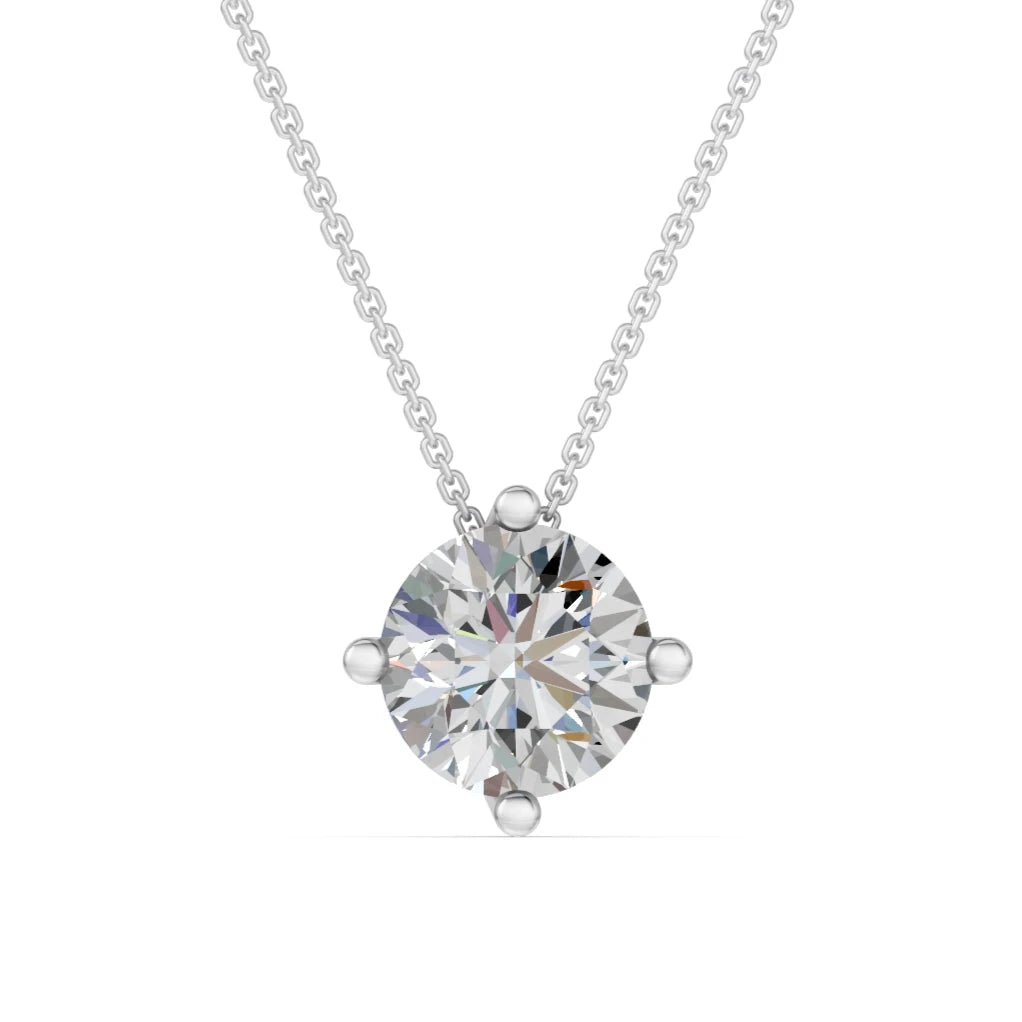 Solitaire collier · 3.0 ct.