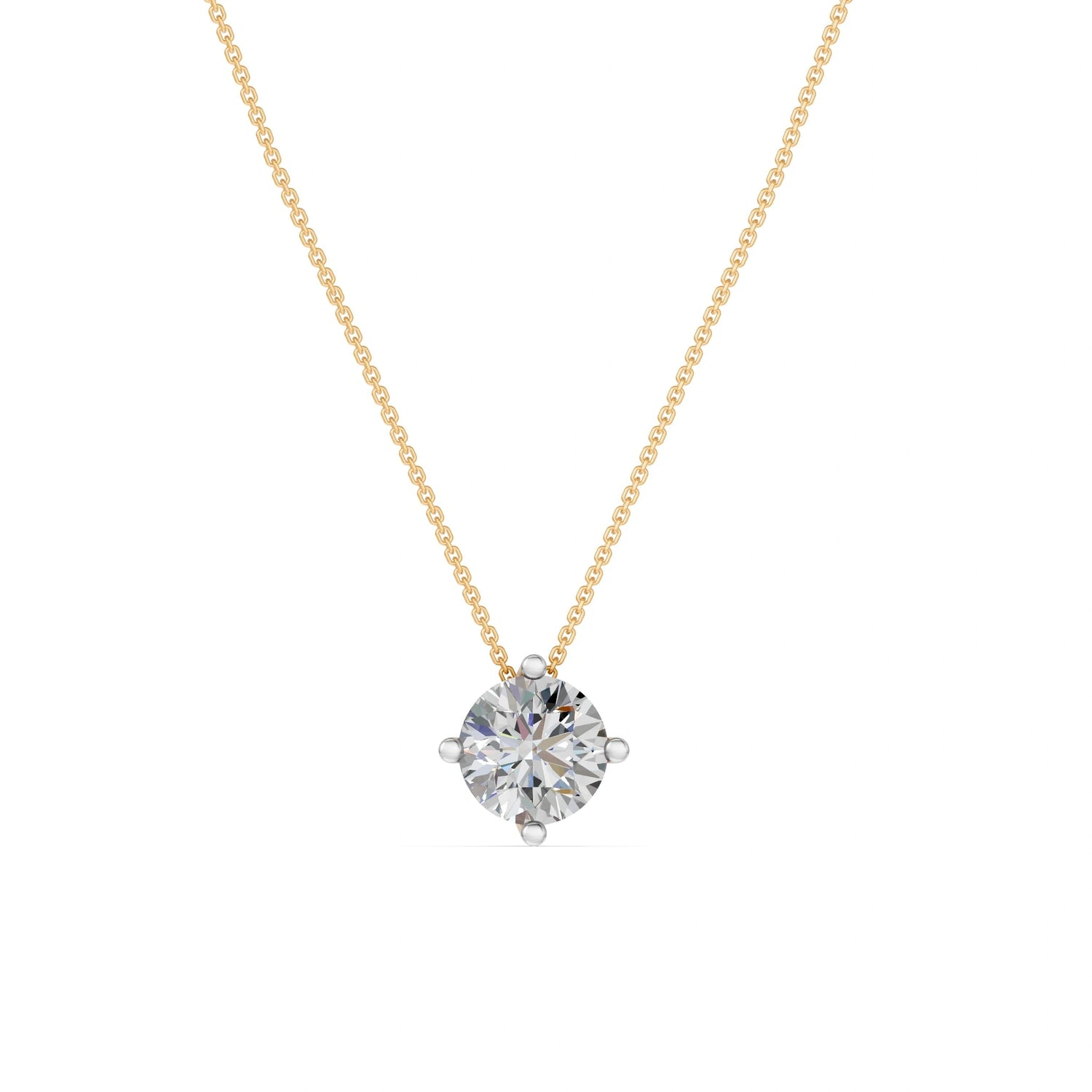 Solitaire collier · 3.0 ct.