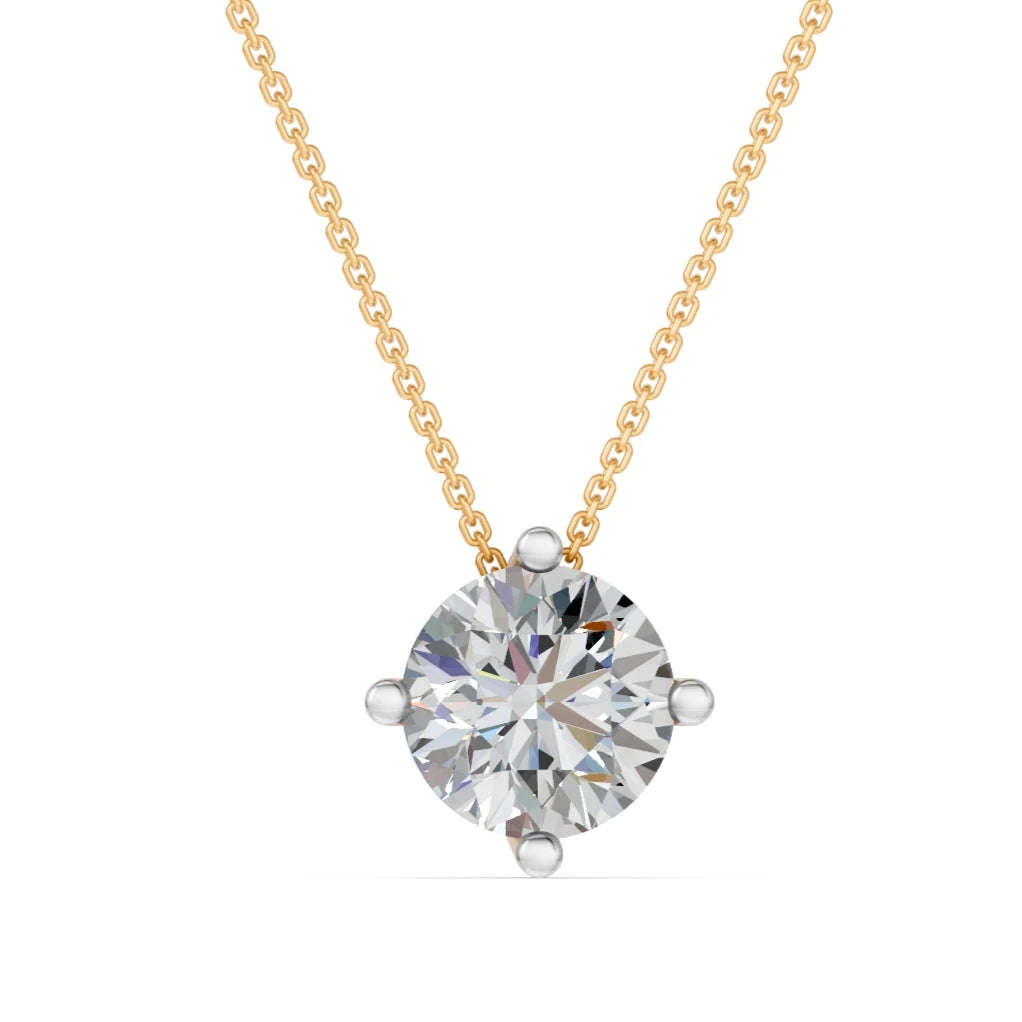 Solitaire collier · 3.0 ct.