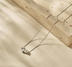 Louèn Diamonds 14k witgouden toi et moi collier met 2 lab grown diamanten 2.0 ct totaal sfeerbeeld product