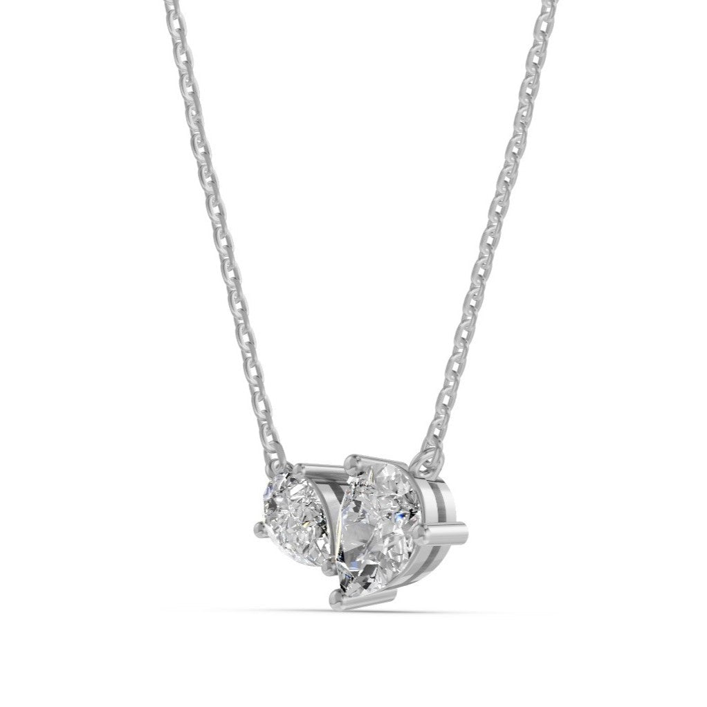 Toi et Moi collier · 2.0 ct.