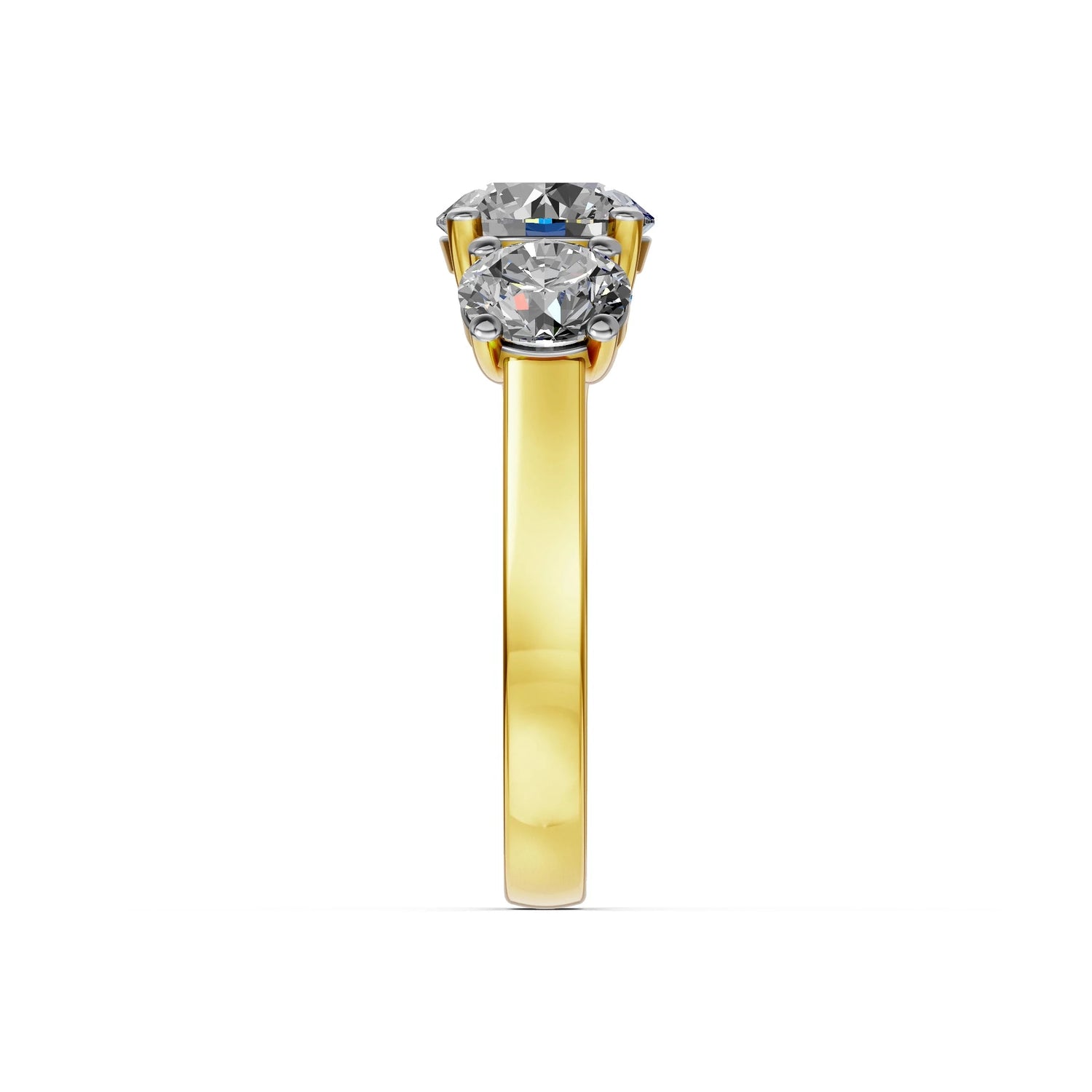 Trilogie Ring · 3.0 ct · 14k Geelgoud