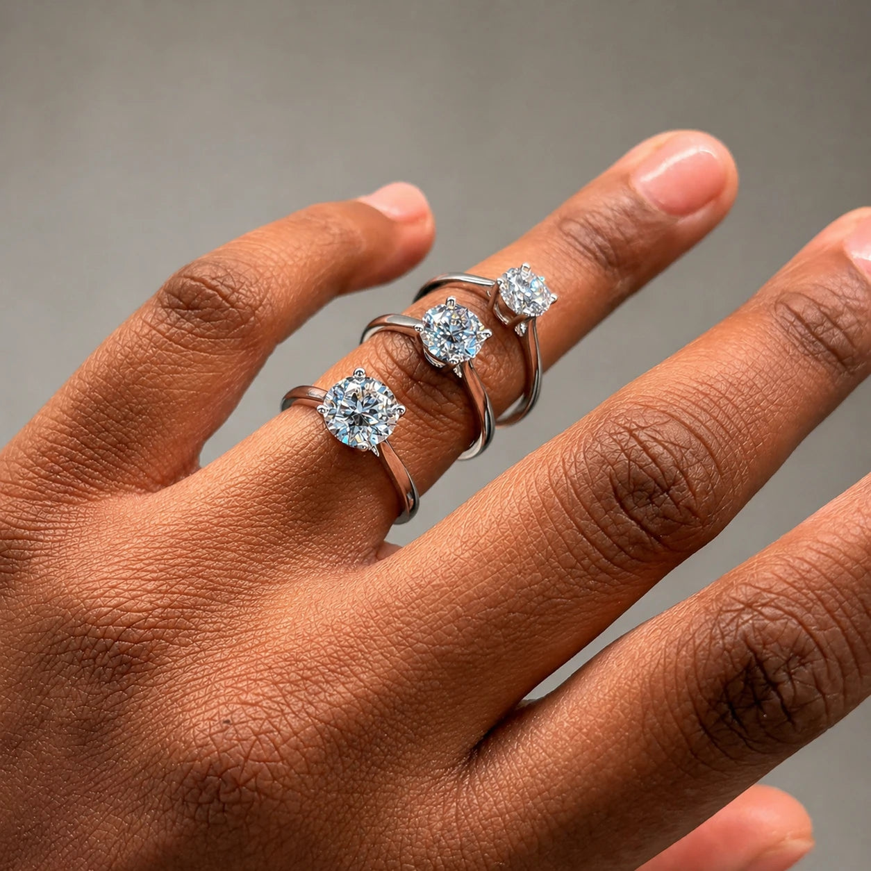 Ronde solitaire verlovingsring Classic · 2.0 ct.