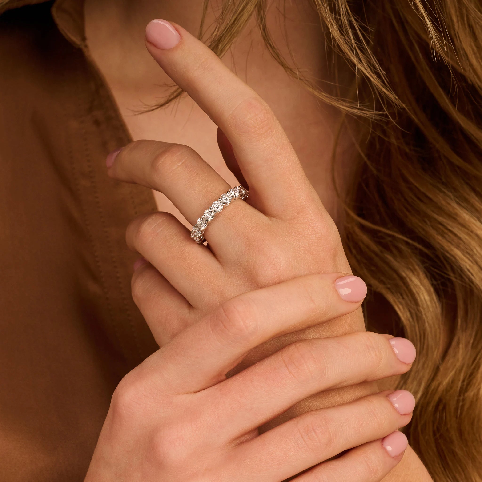 Diamanten eternity ring · 2.15 ct.